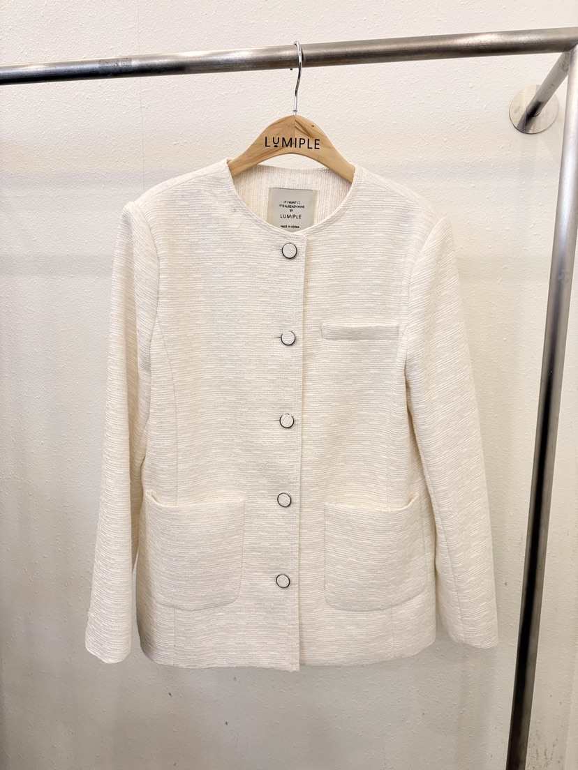 LUMIPLE東大門直郵女士新品時尚人氣真品熱賣26春夏夾克花呢LUMIPLE夾克