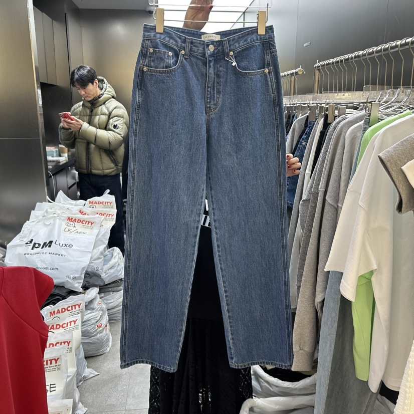 MADCITY/SAGAFURS東大門直郵女裝新款26春夏熱賣真品牛仔褲MADCITY/SAGAFURS牛仔褲