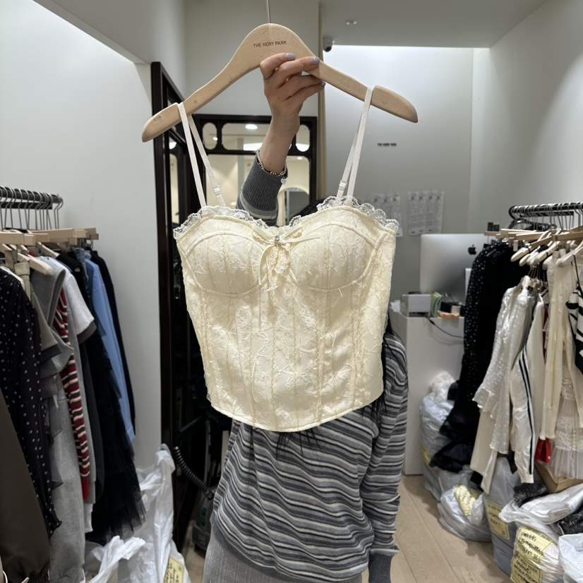 THEMORYPARK韓國代購女士新款時尚26春夏熱賣推薦吊帶背心THE MORY PARK吊帶/背心