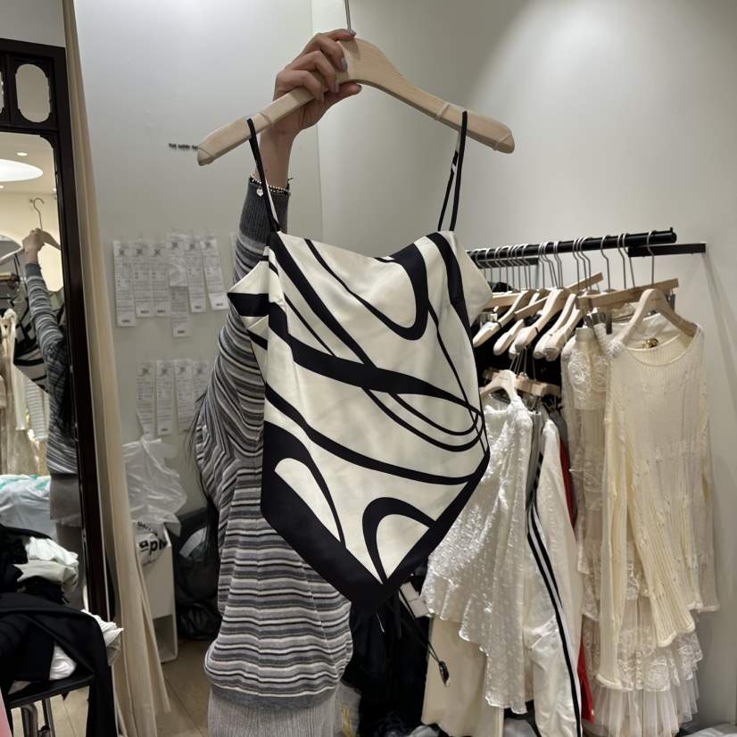 THEMORYPARK東大門直郵女士新品真品人氣26春夏吊帶背心圍巾THE MORY PARK吊帶/背心