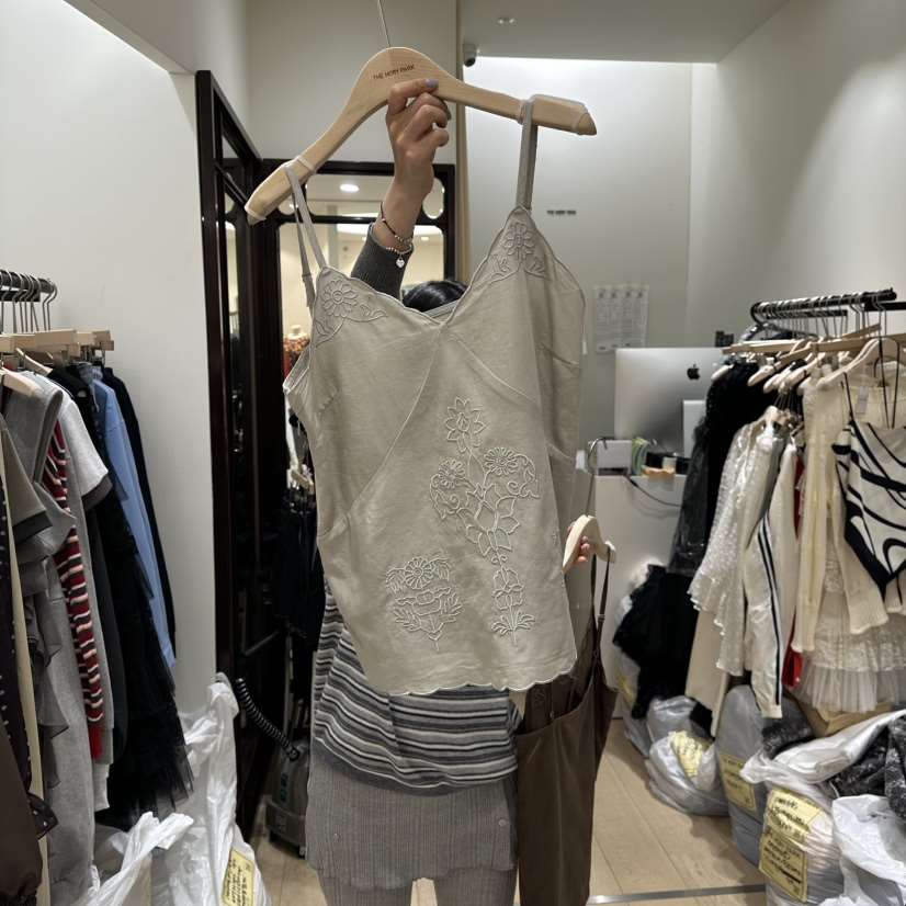 THEMORYPARK東大門直郵女士新款推薦熱賣休閑時尚吊帶背心THE MORY PARK吊帶/背心