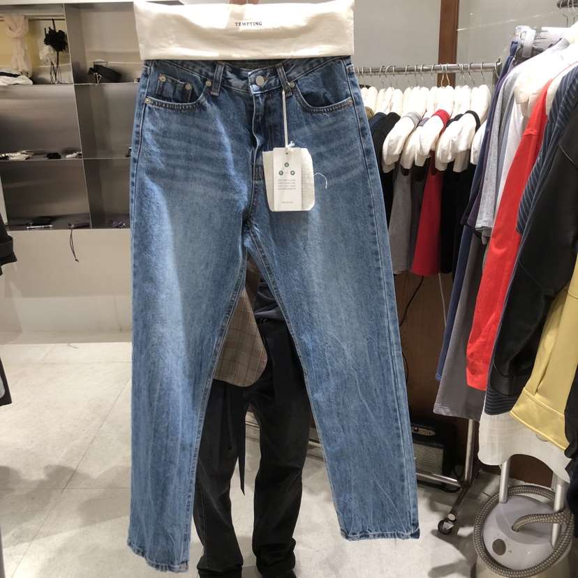TEMPTING東大門代購女裝新品熱賣推薦時尚26春夏職業牛仔褲TEMPTING牛仔褲