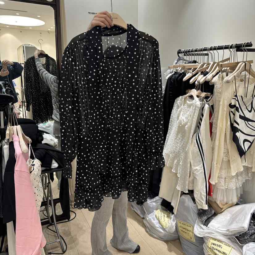 THEMORYPARK韓國直郵女士新品休閑推薦熱賣職業真品連衣裙THE MORY PARK連衣裙