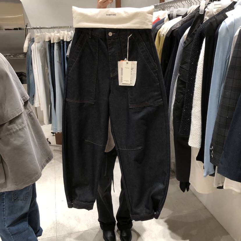TEMPTING韓國代購女裝新品26春夏熱賣推薦休閑真品牛仔褲TEMPTING牛仔褲