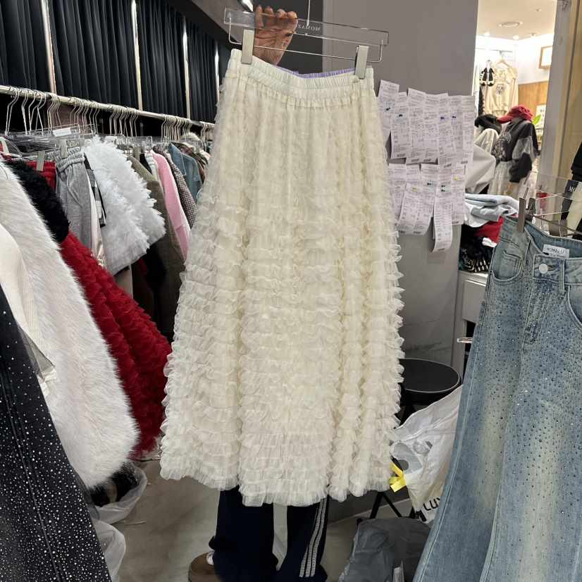 MOMAZU韓國代購女裝新品熱賣職業推薦真品休閑26春夏長裙MOMAZU長裙