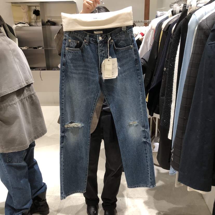 TEMPTING韓國直郵女裝新品職業熱賣26春夏真品推薦牛仔褲TEMPTING牛仔褲