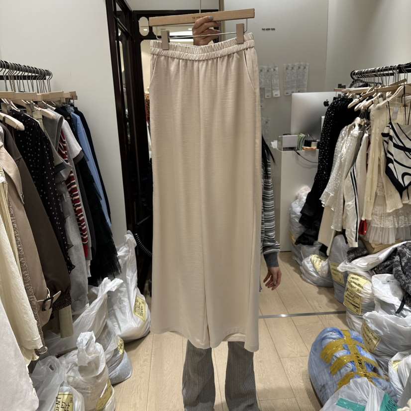 THEMORYPARK韓國代購女裝新品熱賣26春夏推薦人氣休閑褲緞面THE MORY PARK休閑褲