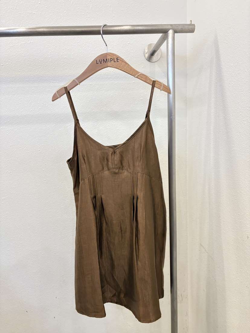 LUMIPLE東大門直郵女裝新款推薦人氣熱賣職業真品連衣裙緞面LUMIPLE連衣裙