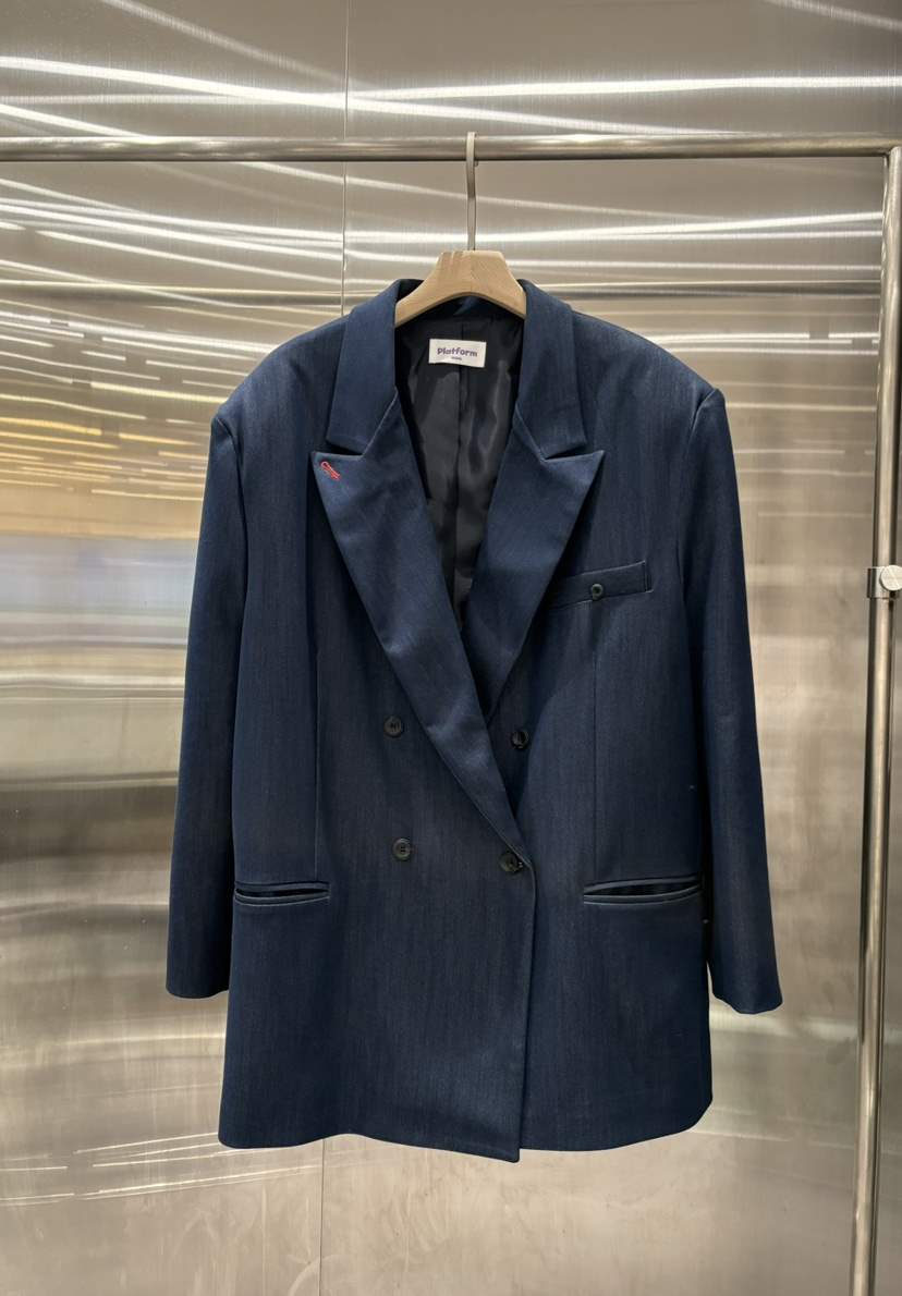 PLATFORM-L韓國代購女裝新品熱賣時尚26春夏休閑職業夾克PLATFORM夾克