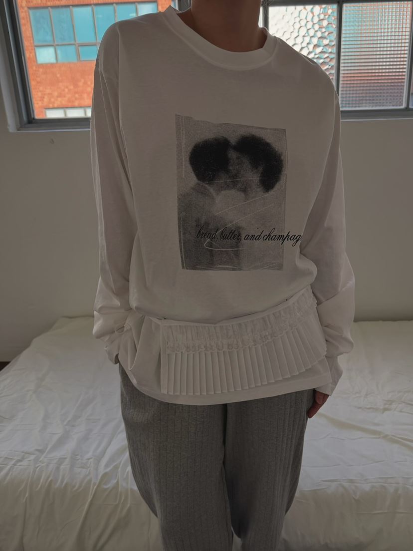 AWESOMESAUCE韓國直郵女裝新品時尚休閑人氣推薦熱賣長袖T恤AWESOME SAUCE長袖T恤