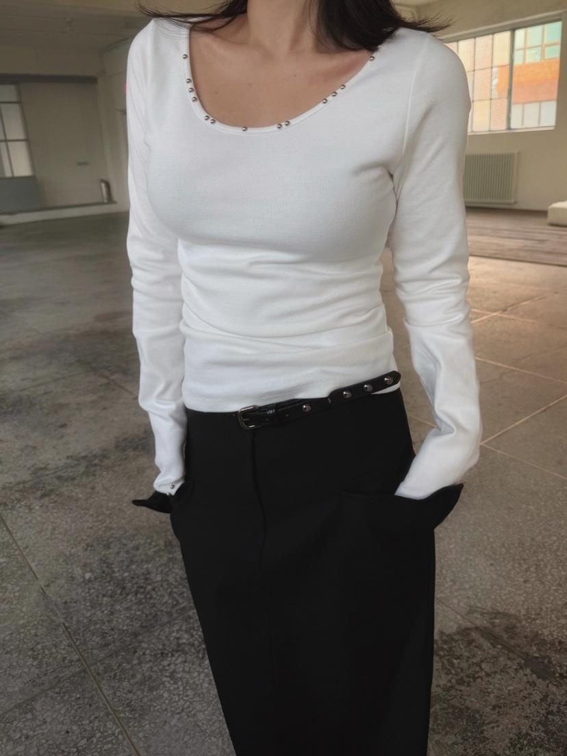 AWESOMESAUCE韓國代購女裝新品職業休閑人氣真品熱賣長袖T恤AWESOME SAUCE長袖T恤