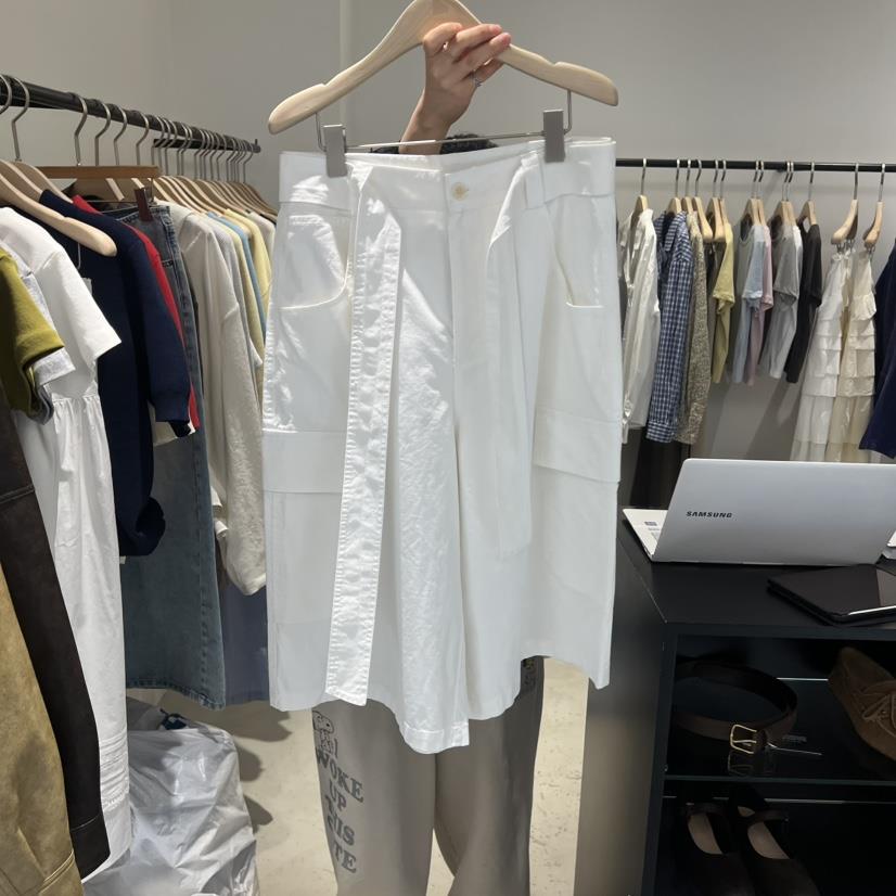 PLATE東大門代購女裝新品人氣推薦休閑26春夏真品短褲含腰帶PLATE短褲