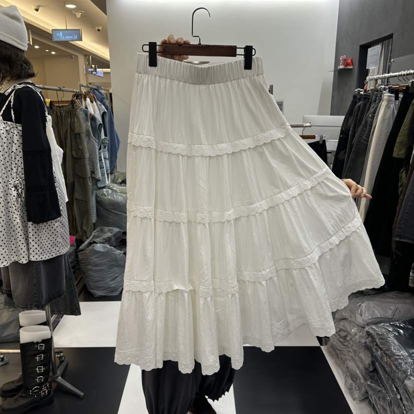 LADYBLACK韓國代購女裝新品26春夏熱賣時尚職業真品長裙蕾絲LADYBLACK/THE BLACK長裙