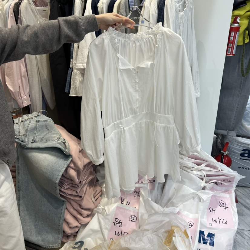 RIVEROOM東大門實拍女裝新款職業26春夏真品時尚熱賣連衣裙RIVEROOM連衣裙