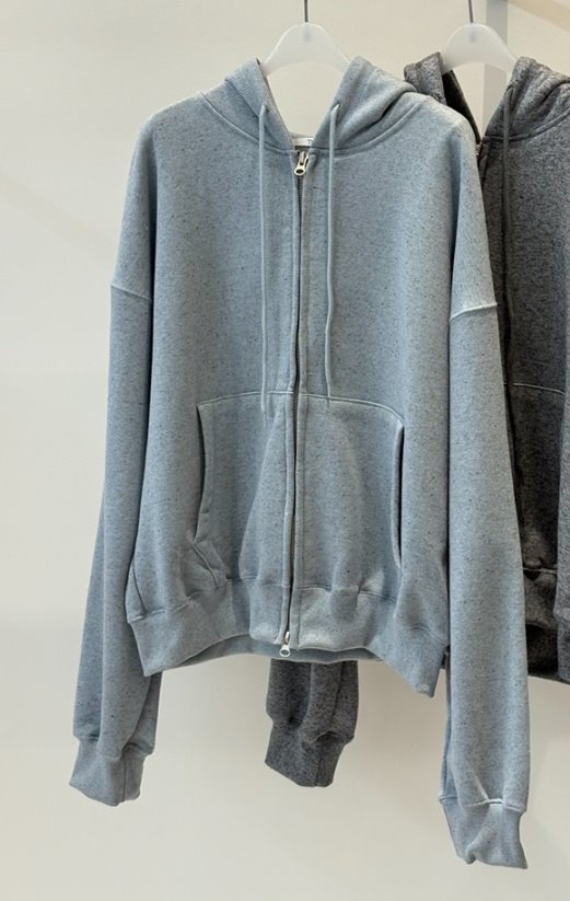 THERE韓國代購女裝新款休閑人氣時尚熱賣26春夏職業衛衣拉鏈THERE衛衣