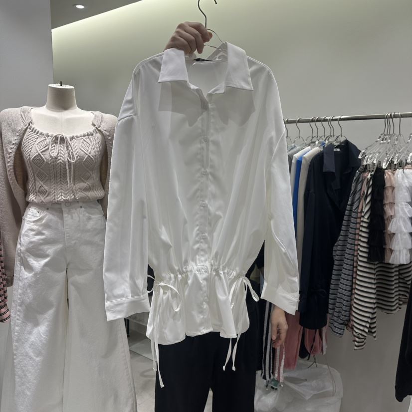 BAIE.38韓國代購女裝新款26春夏職業推薦人氣襯衫蕾絲衫BAIE.38襯衫/蕾絲衫