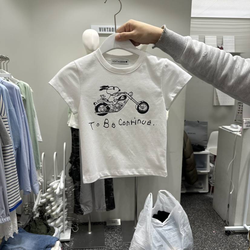 VINTAGE 888韓國直郵女裝新款熱賣時尚真品人氣職業休閑T恤VINTAGE888/TRIPLE EIGHTT恤