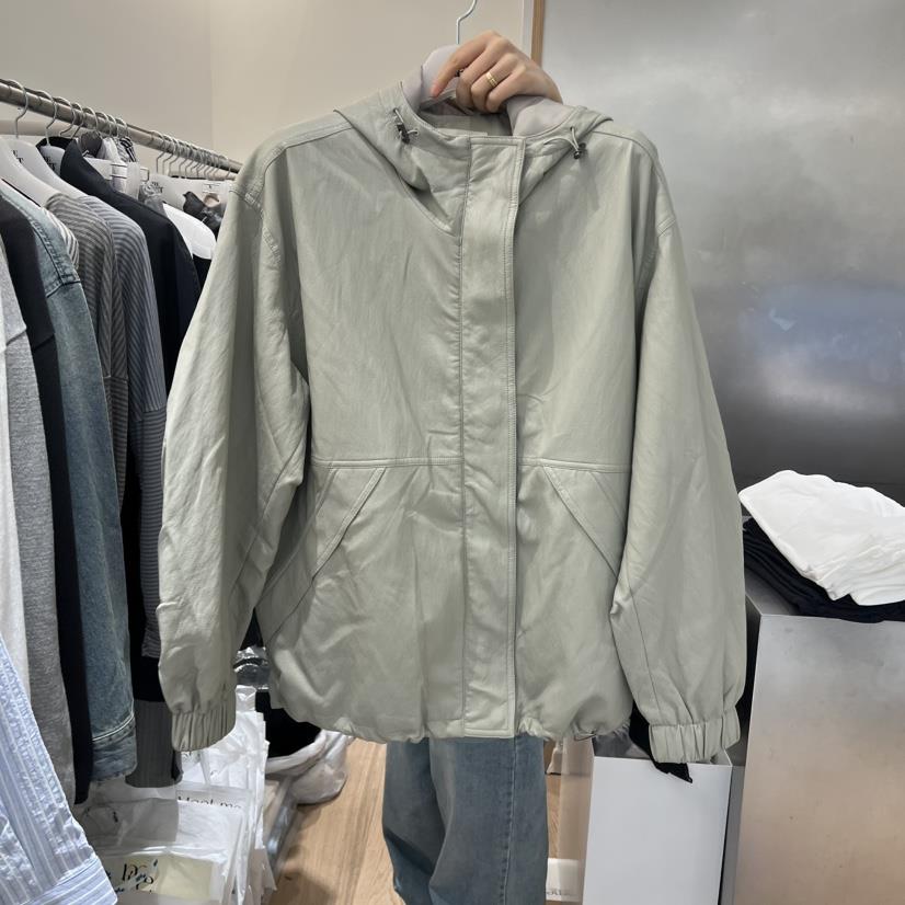 MEET ME東大門實拍女裝新款時尚真品推薦熱賣休閑夾克連帽MEET ME夾克