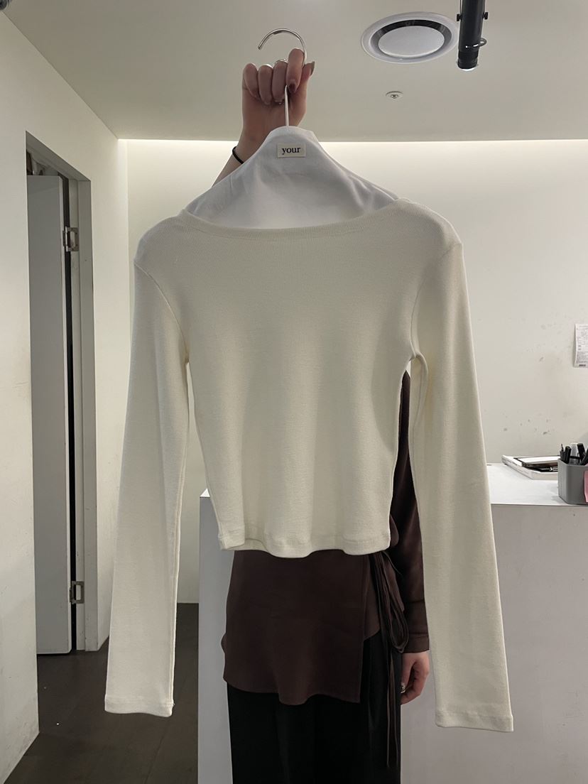 YOUR-P東大門直郵女士新品26春夏休閑職業真品熱賣長袖T恤YOUR-P長袖T恤