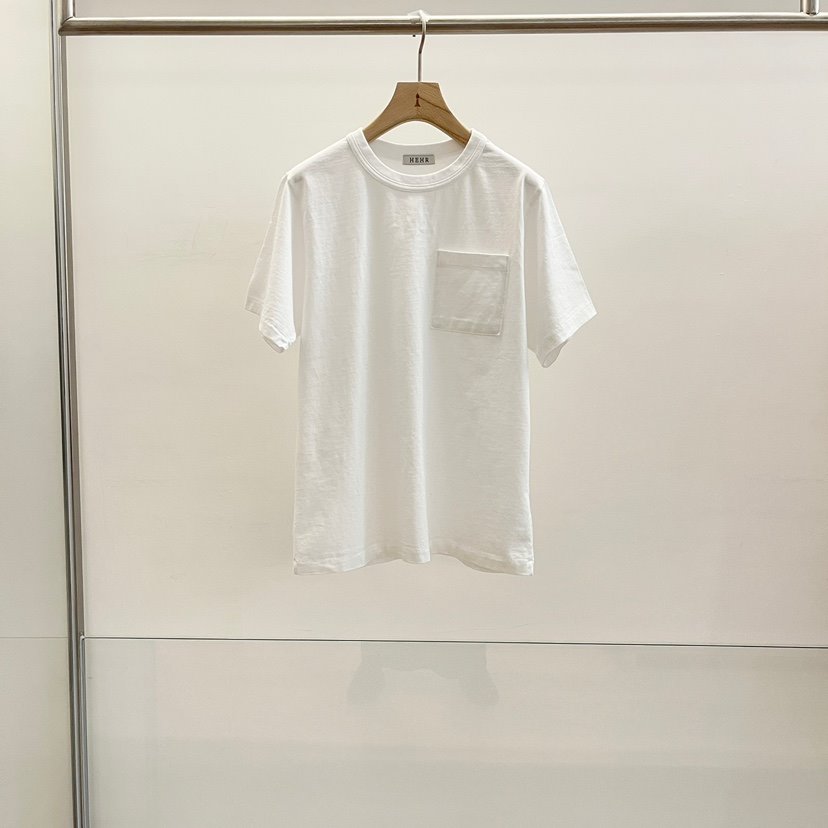 HEHR韓國代購女裝新品26春夏真品職業人氣休閑熱賣T恤口袋hehr-AUTOMNET恤