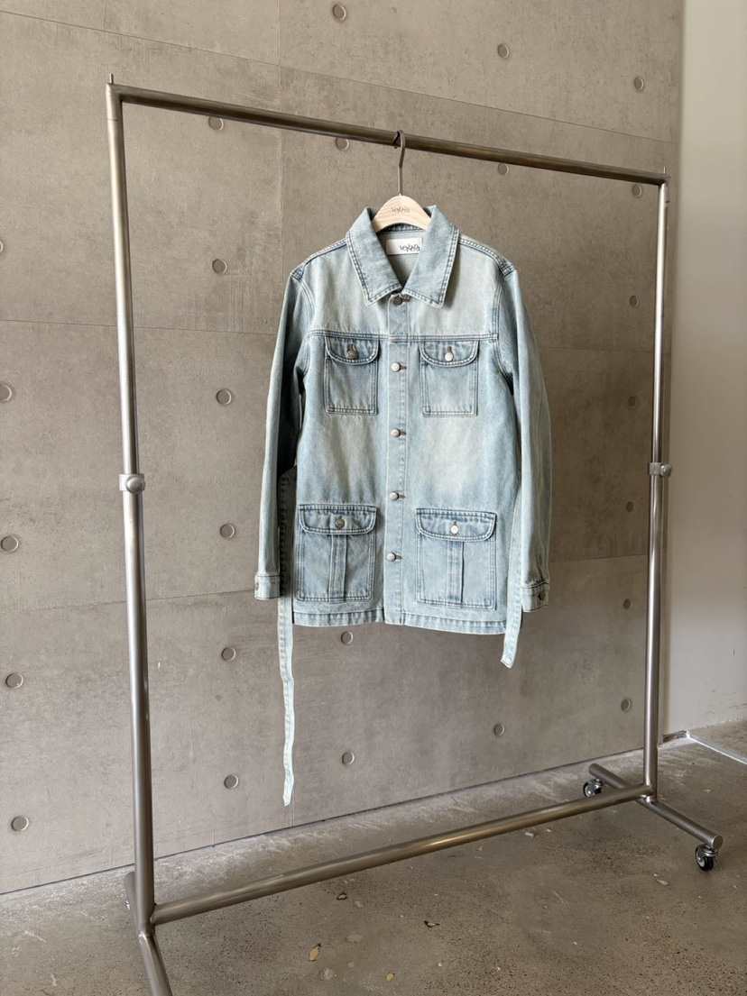 Verbena東大門實拍女裝新款職業真品熱賣26春夏夾克含腰帶口袋Verbena夾克