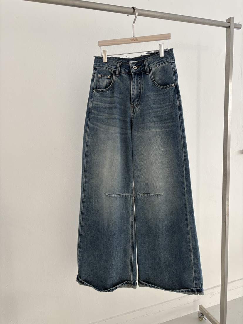 Verbena韓國直郵女士新款推薦26春夏職業真品熱賣人氣牛仔褲Verbena牛仔褲