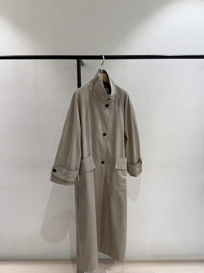 POSTMODERN東大門直郵女士新品時尚職業26春夏長款風衣含腰帶POSTMODERN長款風衣
