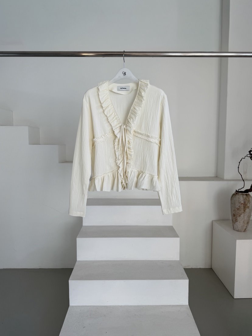 OATMEAL東大門代購女士新款人氣熱賣時尚休閑職業襯衫蕾絲衫OATMEAL襯衫/蕾絲衫