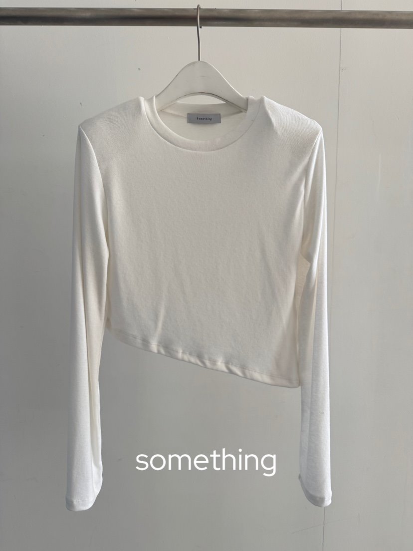 SOMETHING-L/FANCY東大門實拍女士新品真品26春夏長袖T恤SOMETHING-L/FANCY長袖T恤