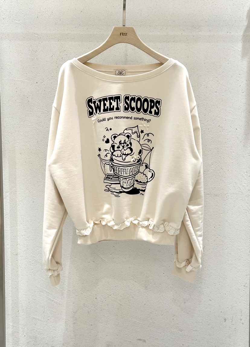 FIZZ韓國代購女士新品26春夏熱賣人氣真品休閑推薦職業衛衣FIZZ衛衣