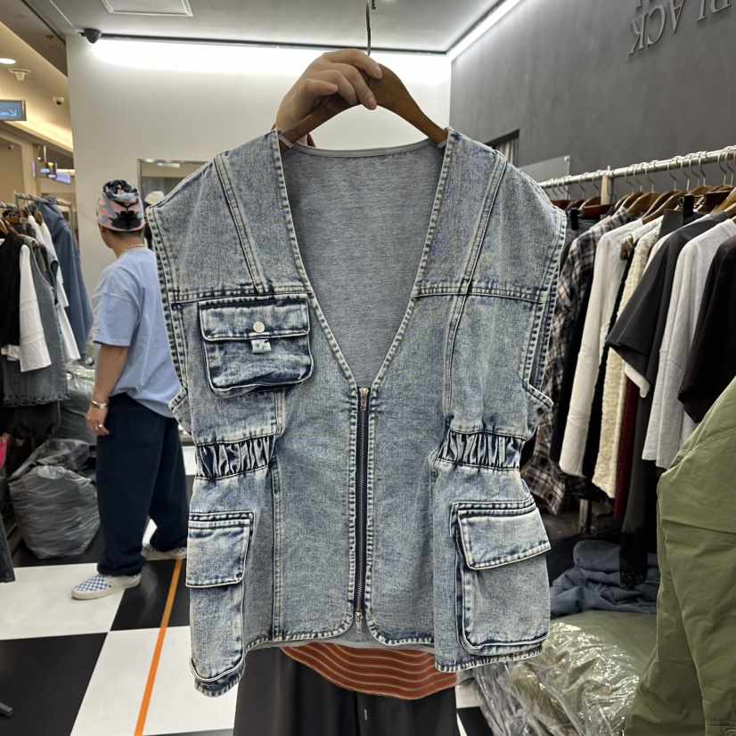 LADYBLACK東大門代購女裝新品休閑推薦26春夏人氣馬甲拉鏈LADYBLACK/THE BLACK馬甲