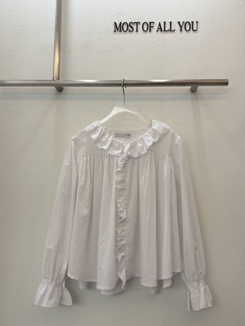 MOST OF ALL U東大門代購女士新品時尚26春夏襯衫蕾絲衫MOST OF ALL U襯衫/蕾絲衫