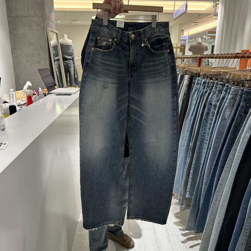 GRAYMELLOW東大門實拍女士新品職業時尚熱賣推薦休閑牛仔褲GRAYMELLOW牛仔褲