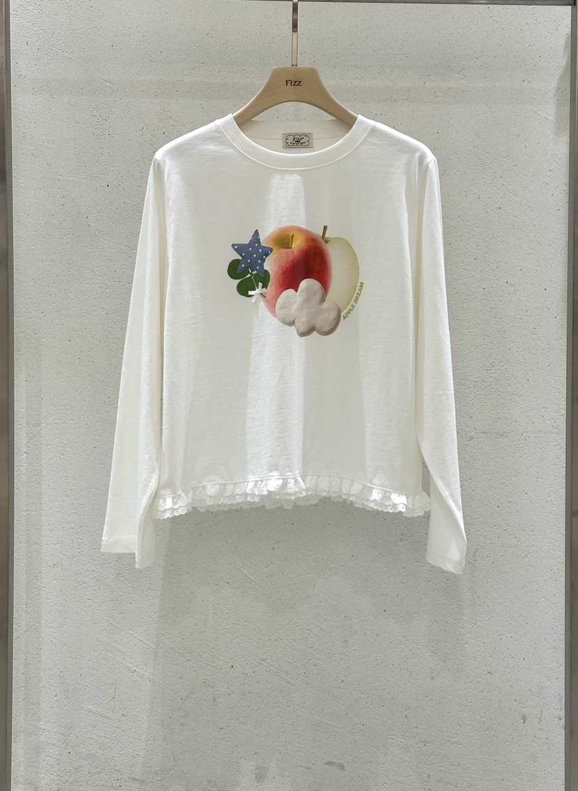 FIZZ東大門實拍女士新品真品人氣職業推薦26春夏休閑長袖T恤FIZZ長袖T恤