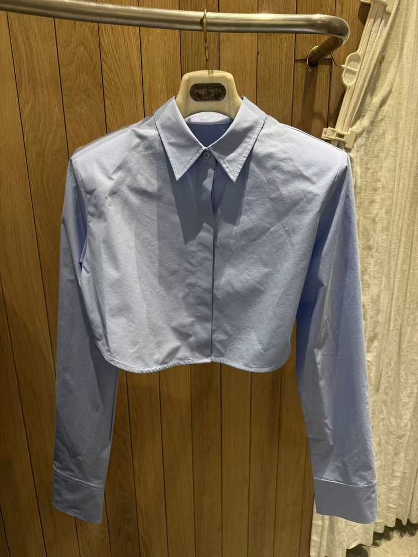 PAPERMOON韓國代購女裝新品真品推薦時尚休閑襯衫蕾絲衫短款paper moon襯衫/蕾絲衫