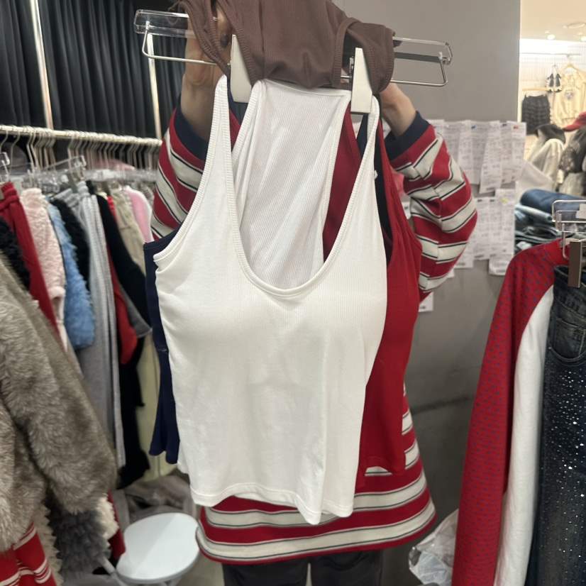 MOMAZU韓國代購女裝新款休閑熱賣26春夏真品推薦吊帶背心MOMAZU吊帶/背心