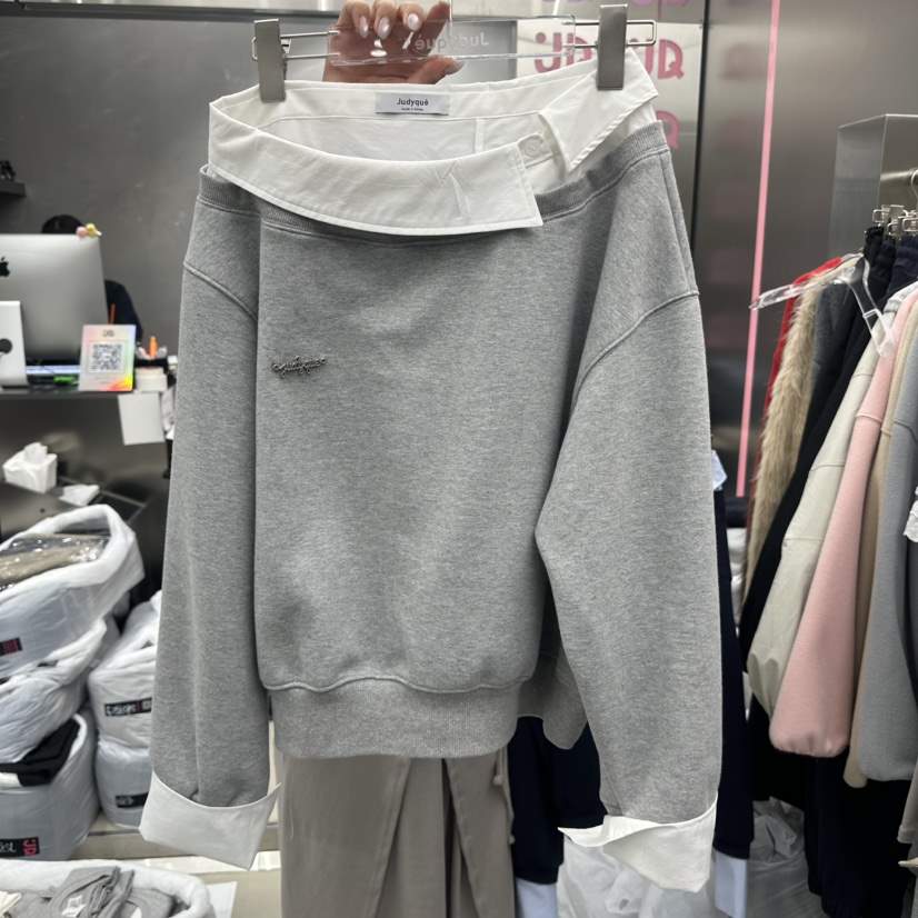 JUDYQUE東大門代購女裝新品26春夏休閑真品職業時尚人氣衛衣JUDYQUE衛衣