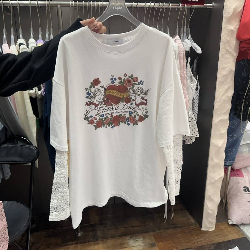 CLODE韓國直郵女裝新款人氣休閑推薦26春夏真品時尚長袖T恤CLODE長袖T恤