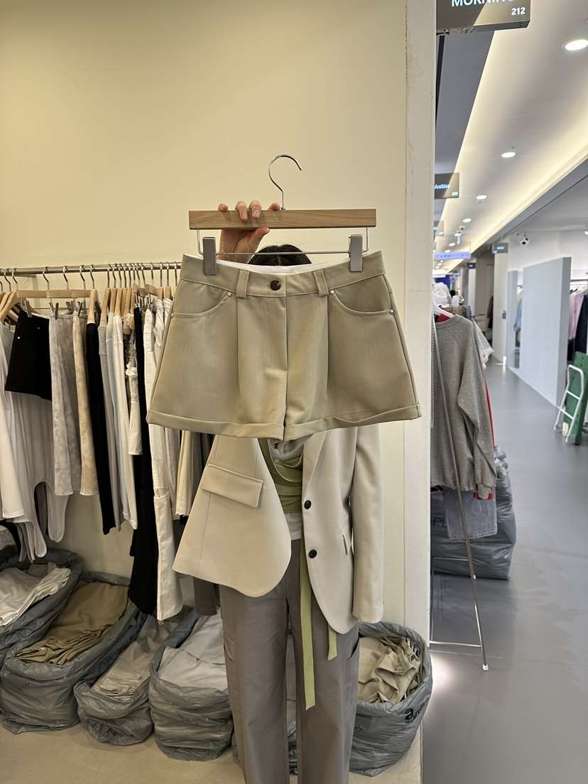MONDAYMORING東大門代購女士新款職業熱賣推薦人氣休閑短褲MONDAYMORING短褲