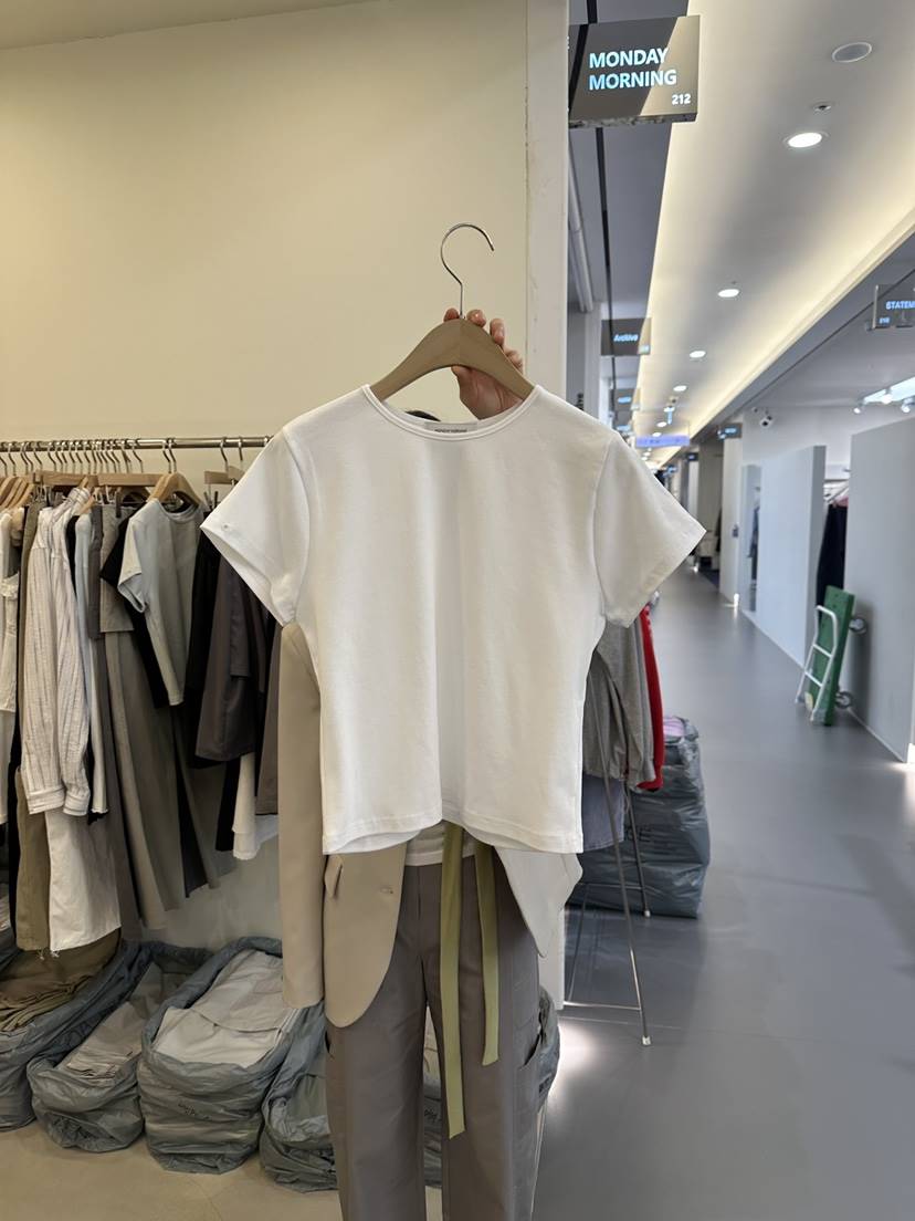 MONDAYMORING東大門實拍女士新款人氣推薦職業26春夏真品T恤MONDAYMORINGT恤