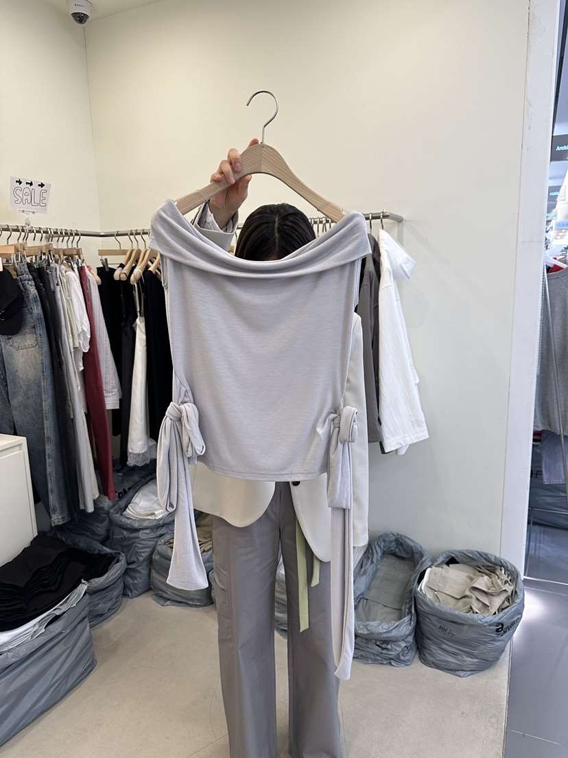 MONDAYMORING東大門實拍女士新品26春夏人氣熱賣推薦長袖T恤MONDAYMORING長袖T恤