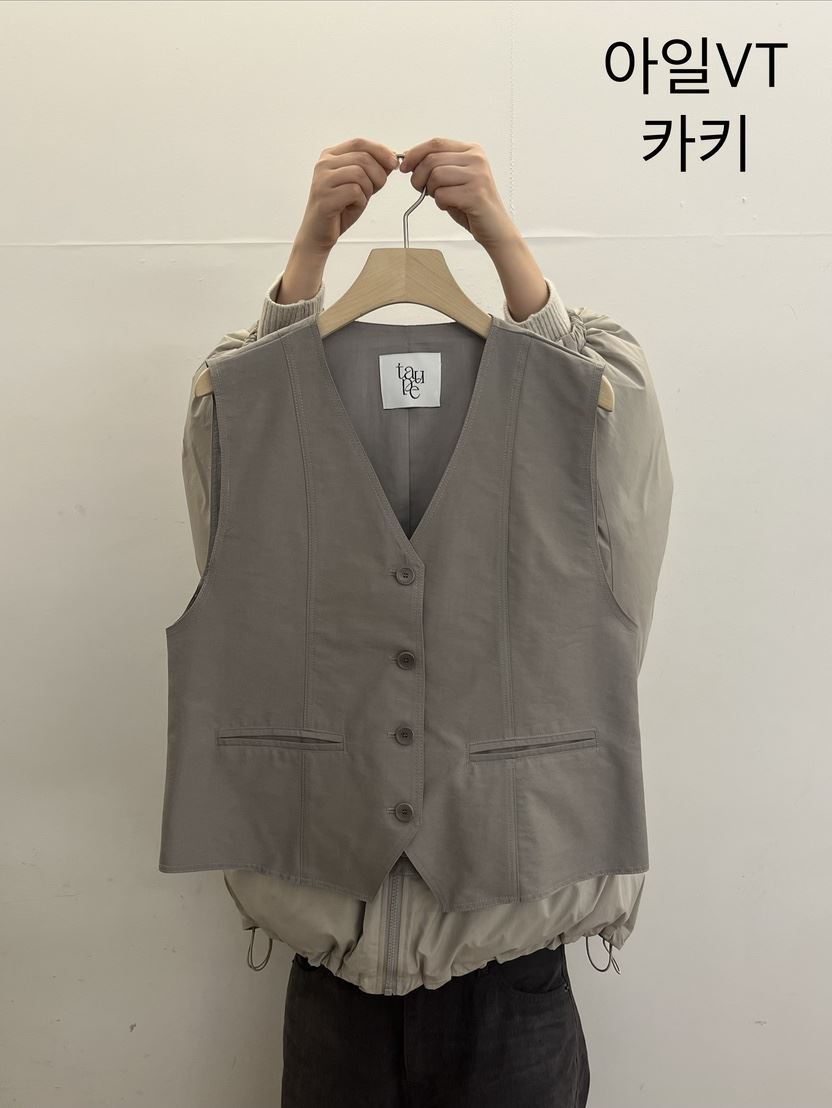 TAUPE韓國直郵女裝新款時尚熱賣26春夏真品人氣休閑推薦馬甲TAUPE馬甲