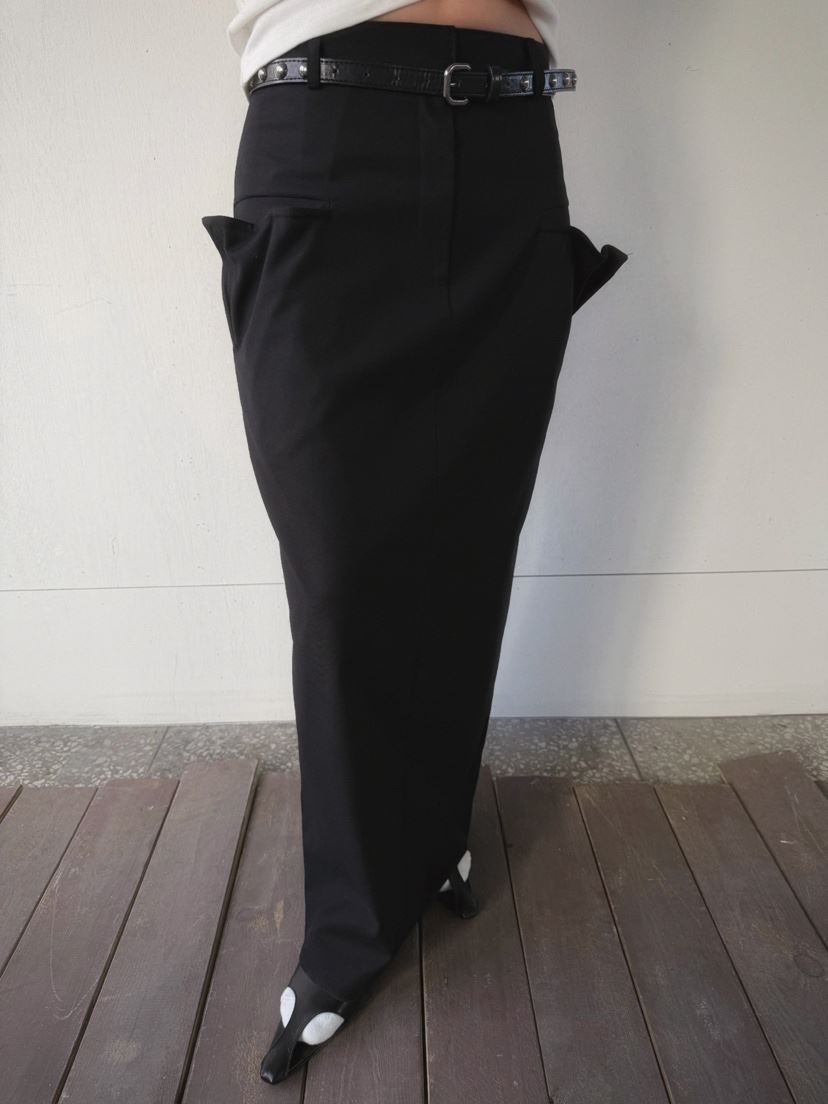 AWESOMESAUCE韓國代購女士新款時尚職業推薦休閑真品長裙AWESOME SAUCE長裙