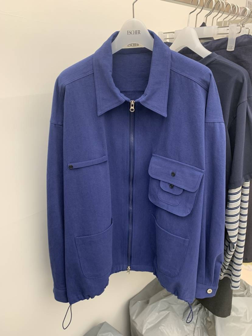 ESCHER韓國直郵女士新款推薦26春夏真品職業休閑夾克口袋ESCHER夾克