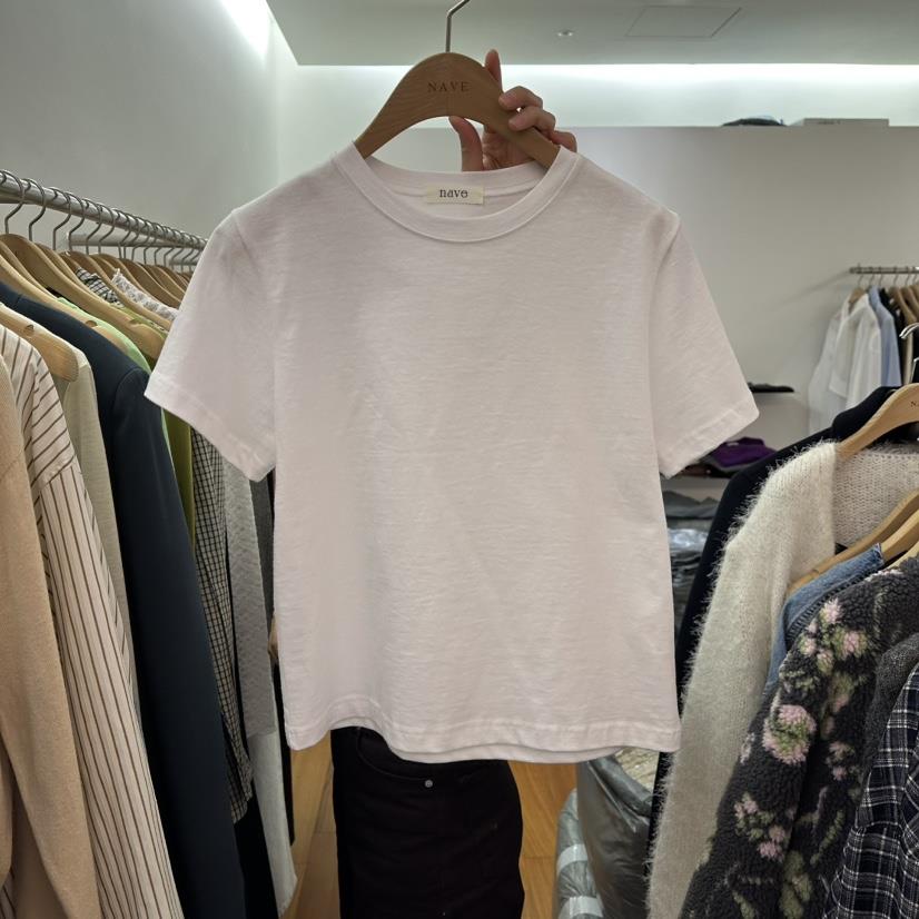 NAVE韓國代購女士新款26春夏熱賣人氣職業真品休閑時尚T恤NAVET恤