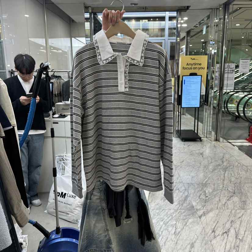 FOUNDATION東大門實拍女士新款人氣真品職業26春夏長袖T恤FOUNDATION長袖T恤