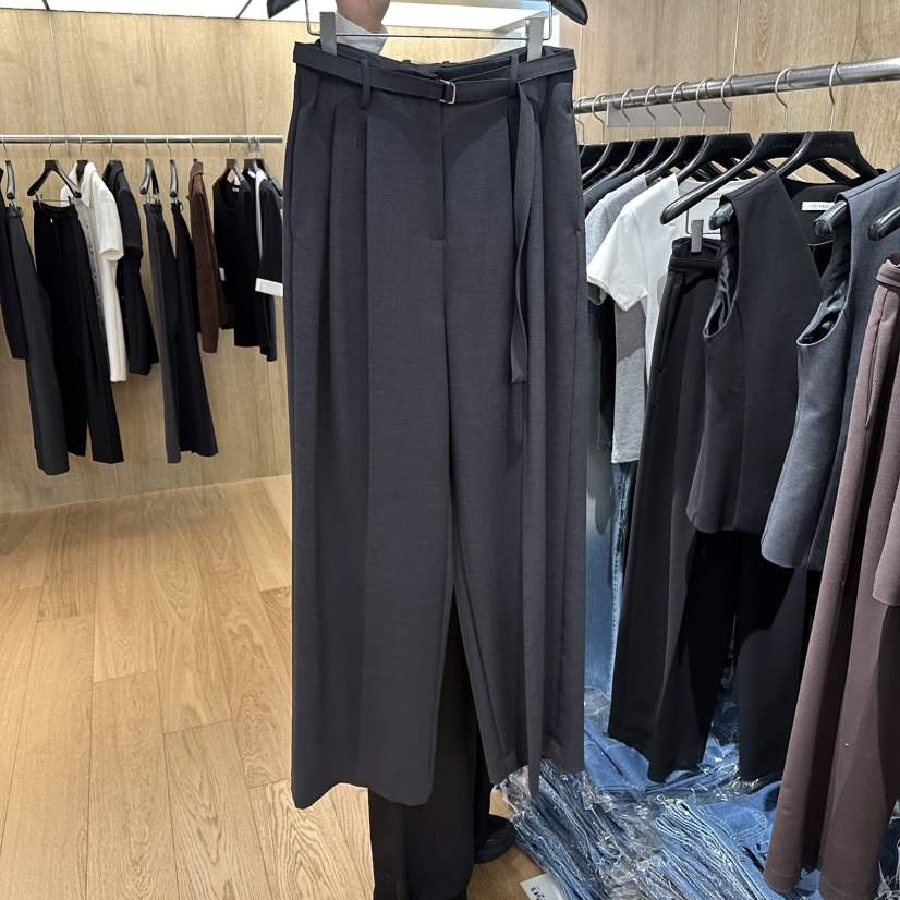 LEFANCY東大門直郵女裝新品職業人氣時尚26春夏休閑褲含腰帶LEFANCY休閑褲