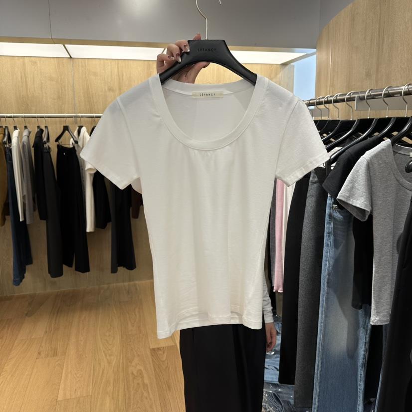 LEFANCY東大門實拍女裝新款人氣熱賣真品26春夏職業時尚T恤LEFANCYT恤