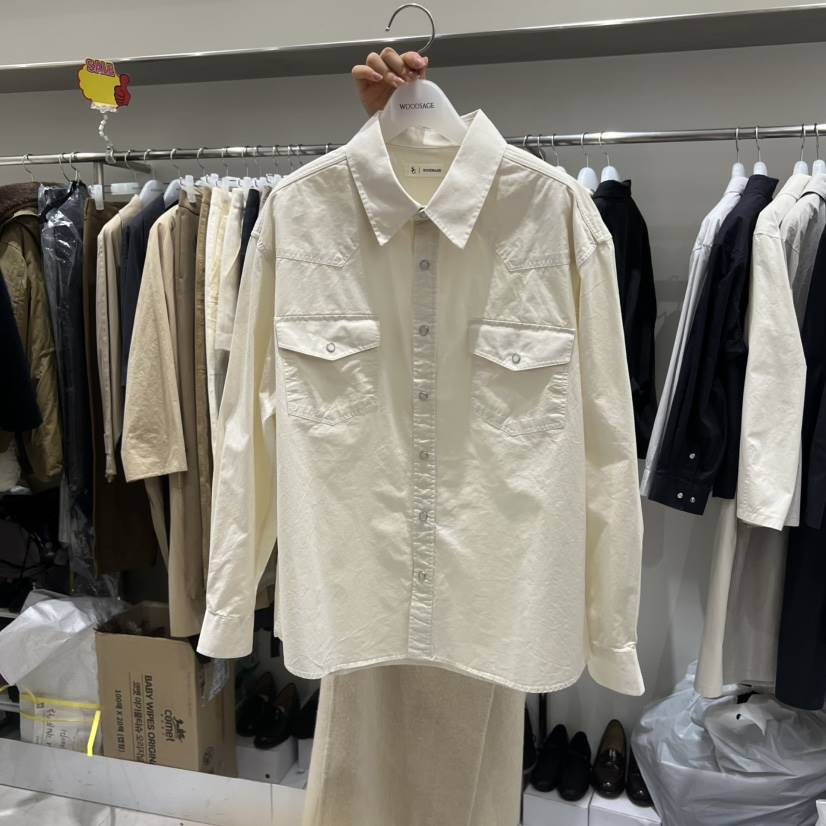 WOOD SAGE東大門實拍女裝新品推薦26春夏真品襯衫蕾絲衫WOOD SAGE襯衫/蕾絲衫