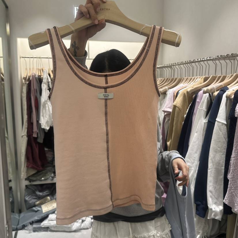 BERTHA韓國代購女裝新品熱賣職業推薦真品人氣休閑吊帶背心BERTHA吊帶/背心